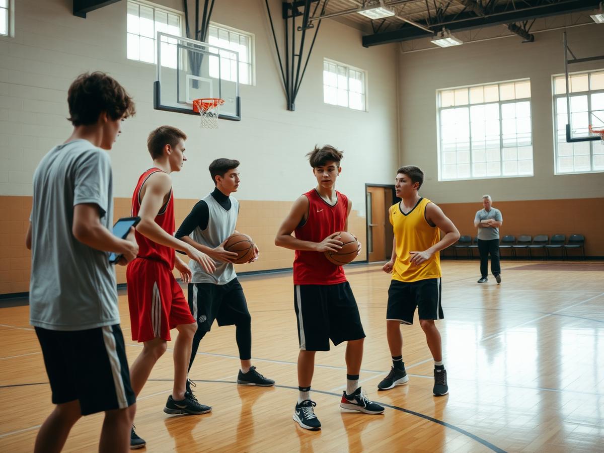 Basketbaltraining 15–18 jaar